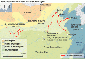 China Water Map