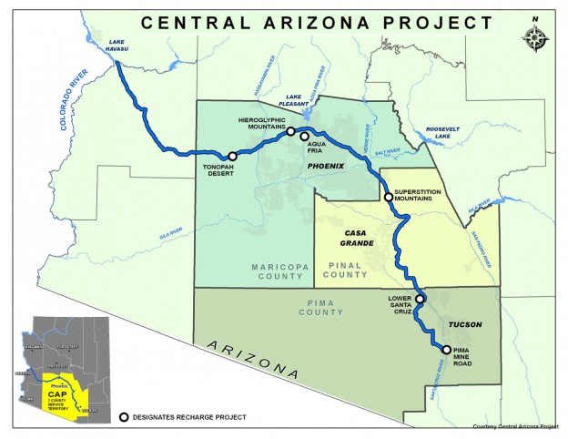 Arizona S Water Future Hydrowonk Blog   Central Arizona Project 624x482 