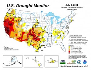 US Drought Monitor July 8