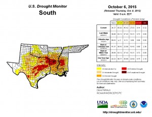 US Drought Monitor South