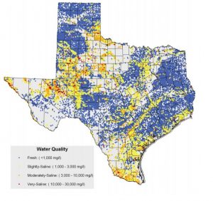Texas Brackish Groundwater Map